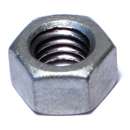 Midwest Fastener Hex Nut, 3/8"-16, Steel, Hot Dipped Galvanized, 100 PK 05617